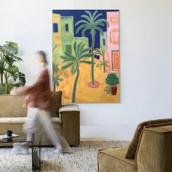 Urban Cotton Wandkleden|Wandkleed Santa Rosa in maat en frame naar keuze