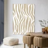 Urban Cotton Wandkleden|Wandkleed Savanna Beige in maat en frame naar keuze