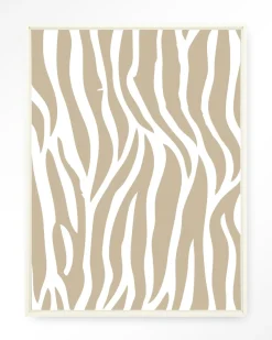 Urban Cotton Wandkleden|Wandkleed Savanna Beige in maat en frame naar keuze