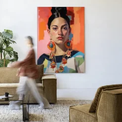 Urban Cotton Wandkleden|Wandkleed Senorita in maat en frame naar keuze