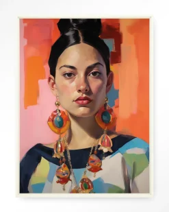 Urban Cotton Wandkleden|Wandkleed Senorita in maat en frame naar keuze