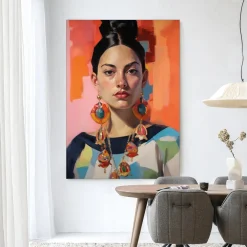 Urban Cotton Wandkleden|Wandkleed Senorita in maat en frame naar keuze