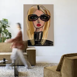 Urban Cotton Wandkleden|Wandkleed She Knows in maat en frame naar keuze