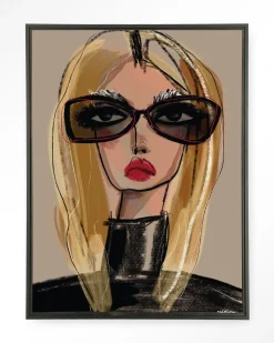 Urban Cotton Wandkleden|Wandkleed She Knows in maat en frame naar keuze