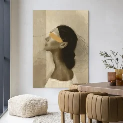 Urban Cotton Wandkleden|Wandkleed She Thinks Of You in maat en frame naar keuze