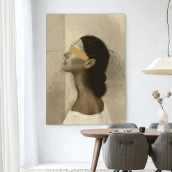 Urban Cotton Wandkleden|Wandkleed She Thinks Of You in maat en frame naar keuze