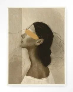 Urban Cotton Wandkleden|Wandkleed She Thinks Of You in maat en frame naar keuze