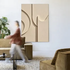 Urban Cotton Wandkleden|Wandkleed Siaa 2 in maat en frame naar keuze