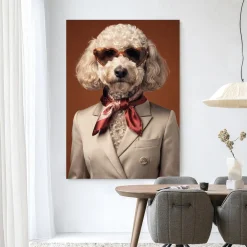 Urban Cotton Wandkleden|Wandkleed Sjaakie in maat en frame naar keuze