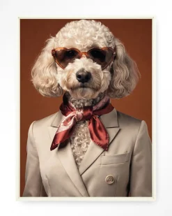 Urban Cotton Wandkleden|Wandkleed Sjaakie in maat en frame naar keuze