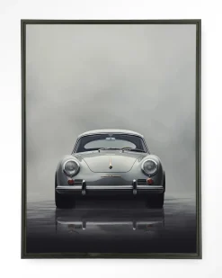 Urban Cotton Wandkleden|Wandkleed Smokey Car in maat en frame naar keuze