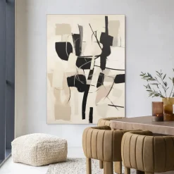 Urban Cotton Wandkleden|Wandkleed Soleyo in maat en frame naar keuze