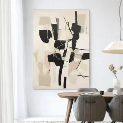 Urban Cotton Wandkleden|Wandkleed Soleyo in maat en frame naar keuze