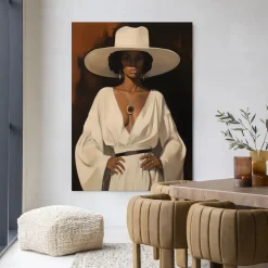 Urban Cotton Wandkleden|Wandkleed Sophia in maat en frame naar keuze