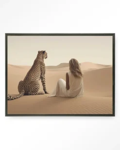 Urban Cotton Wandkleden|Wandkleed Spirit Animal in maat en frame naar keuze