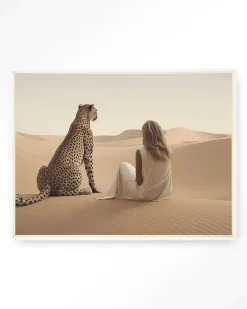 Urban Cotton Wandkleden|Wandkleed Spirit Animal in maat en frame naar keuze