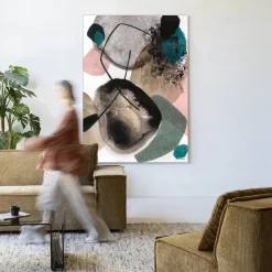 Urban Cotton Wandkleden|Wandkleed Splash in maat en frame naar keuze