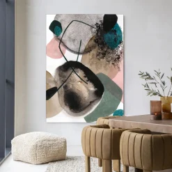 Urban Cotton Wandkleden|Wandkleed Splash in maat en frame naar keuze