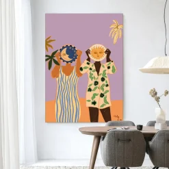 Urban Cotton Wandkleden|Wandkleed Sun & Moon in maat en frame naar keuze