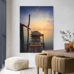 Urban Cotton Wandkleden|Wandkleed Sun Shy Cirebon in maat en frame naar keuze