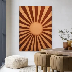 Urban Cotton Wandkleden|Wandkleed Sunny Side in maat en frame naar keuze