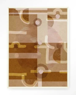 Urban Cotton Wandkleden|Wandkleed Terra Universe in maat en frame naar keuze