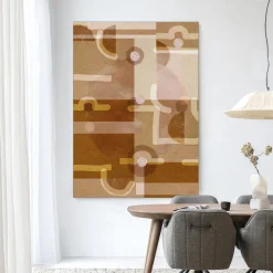 Urban Cotton Wandkleden|Wandkleed Terra Universe in maat en frame naar keuze