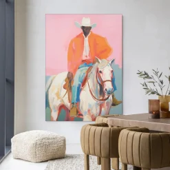 Urban Cotton Wandkleden|Wandkleed The Sheriff in maat en frame naar keuze