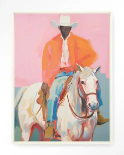 Urban Cotton Wandkleden|Wandkleed The Sheriff in maat en frame naar keuze