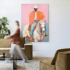 Urban Cotton Wandkleden|Wandkleed The Sheriff in maat en frame naar keuze