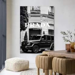 Urban Cotton Wandkleden|Wandkleed This Way in maat en frame naar keuze