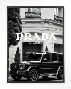 Urban Cotton Wandkleden|Wandkleed This Way in maat en frame naar keuze