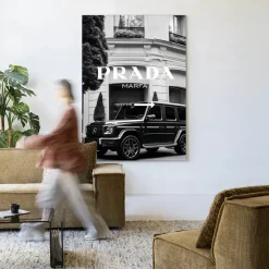 Urban Cotton Wandkleden|Wandkleed This Way in maat en frame naar keuze