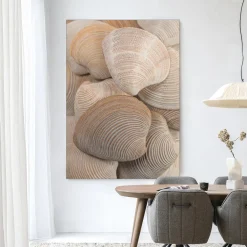 Urban Cotton Wandkleden|Wandkleed Tijdloze Rust: Samen in maat en frame naar keuze