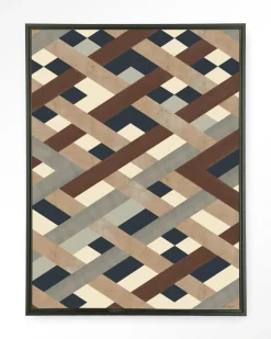 Urban Cotton Wandkleden|Wandkleed Timber in maat en frame naar keuze