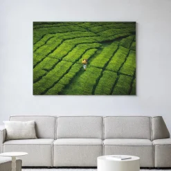 Urban Cotton Wandkleden|Wandkleed Tote Pengalengan in maat en frame naar keuze