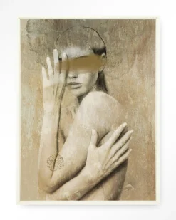 Urban Cotton Wandkleden|Wandkleed Touching Me in maat en frame naar keuze