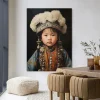 Urban Cotton Wandkleden|Wandkleed Traditional Child 1 in maat en frame naar keuze