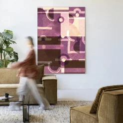 Urban Cotton Wandkleden|Wandkleed Tribal Universe in maat en frame naar keuze