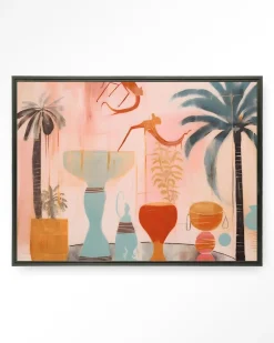 Urban Cotton Wandkleden|Wandkleed Tunesian Samba in maat en frame naar keuze