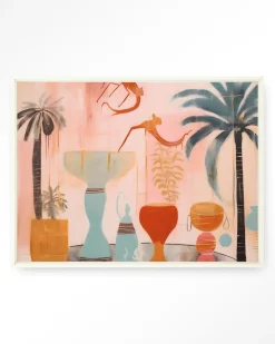 Urban Cotton Wandkleden|Wandkleed Tunesian Samba in maat en frame naar keuze