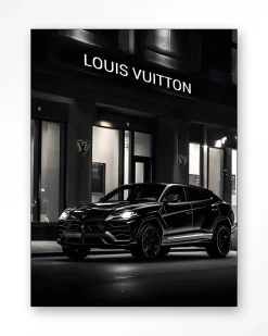 Urban Cotton Wandkleden|Wandkleed Urus LV in maat en frame naar keuze