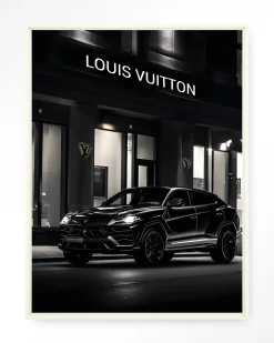 Urban Cotton Wandkleden|Wandkleed Urus LV in maat en frame naar keuze