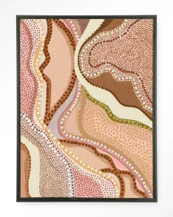 Urban Cotton Wandkleden|Wandkleed Vague in maat en frame naar keuze