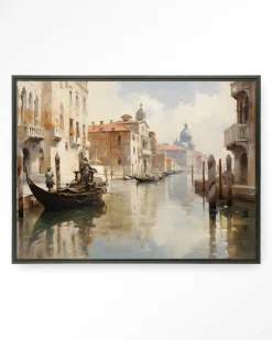 Urban Cotton Wandkleden|Wandkleed Venice in maat en frame naar keuze