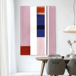 Urban Cotton Wandkleden|Wandkleed Vertical Lilac in maat en frame naar keuze