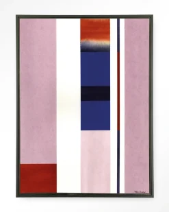 Urban Cotton Wandkleden|Wandkleed Vertical Lilac in maat en frame naar keuze