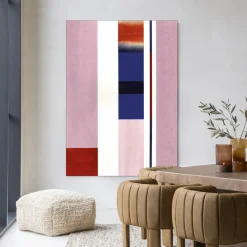 Urban Cotton Wandkleden|Wandkleed Vertical Lilac in maat en frame naar keuze