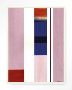 Urban Cotton Wandkleden|Wandkleed Vertical Lilac in maat en frame naar keuze