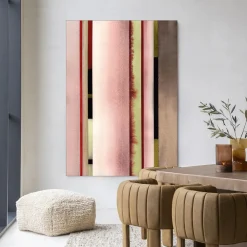 Urban Cotton Wandkleden|Wandkleed Vertical Rose in maat en frame naar keuze